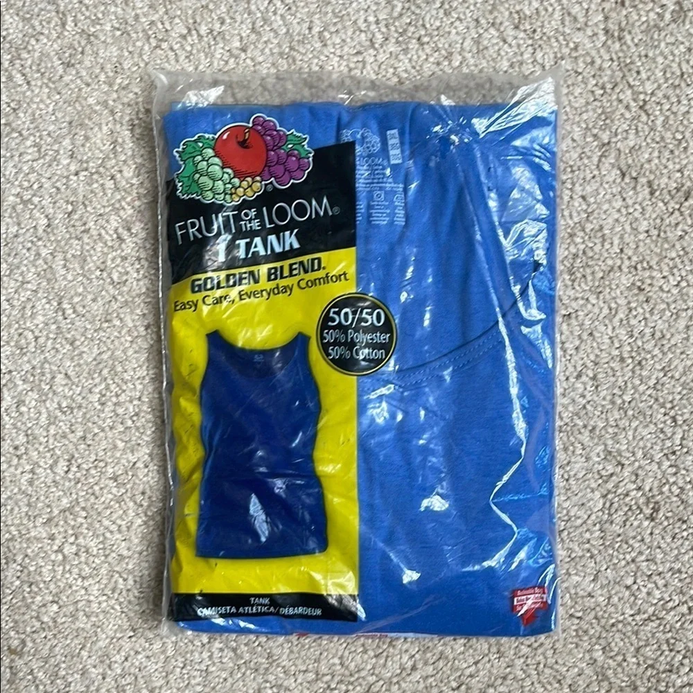 NWT Fruit of the Loom Blue Casual Undershirt